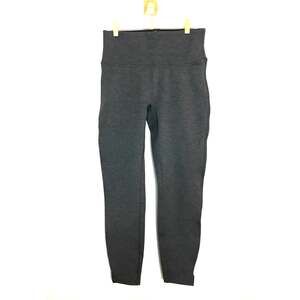 SPANX Gray Ponte Knit Leggings M Slimming Stretch